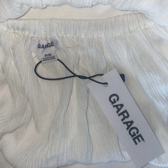 NWT White Garage Crotchet Halter Top - Picture 5 of 5